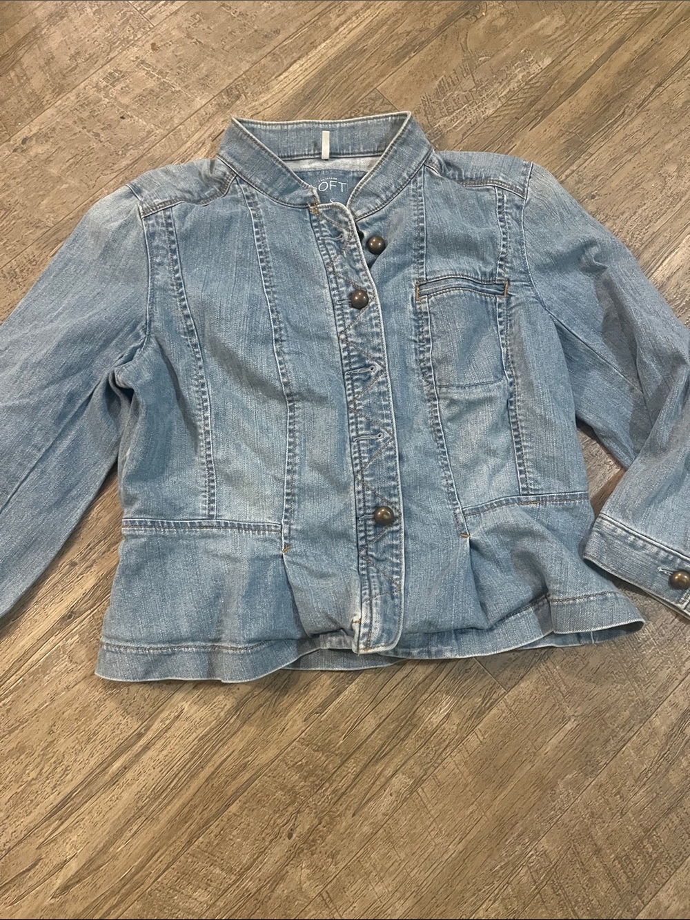 LOFT Light Blue jeans Jacket